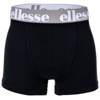 ellesse Mens Boxer Shorts, 7 Pack - Yema 7 Pack Boxer Shorts, Logo, Cotton Stretch Black/Blue/Red/Grey XL (X-Large)