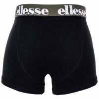 ellesse Mens Boxer Shorts, 7 Pack - Yema 7 Pack Boxer Shorts, Logo, Cotton Stretch Black/Blue/Red/Grey XL (X-Large)