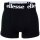 ellesse Herren Boxer Shorts, 7er Pack - Yema 7 Pack Boxer Shorts, Logo, Cotton Stretch Schwarz/Blau/Rot/Grau XL