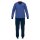 GÖTZBURG Herren Schlafanzug lang - Pyjama V-Ausschnitt, Pure Cotton Blau S (48)