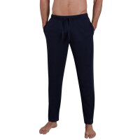 GÖTZBURG Mens pyjama trousers - long, Nightwear, Trousers, Cotton, Waistband, Unicoloured Dark blue S (Small)