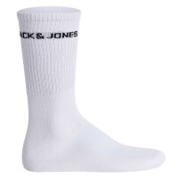 JACK&JONES mens tennis socks, 12 pack - JACLOGO, One Size White 40-46 (UK 7-11)