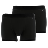 GÖTZBURG Mens Boxer Shorts, 2-pack - X-lastic, underwear, pants, logo, solid colour Black 3XL (XXX-Large)