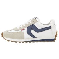 Levis mens trainer - Stryder Red Tab, trainers, polyester, suede Blue/White 44  EU (10 UK)