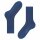 FALKE Mens Socks - Shadow, socks, cotton, logo, long, unicoloured Blue/Bordeaux 41-42