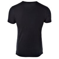 EMPORIO ARMANI Herren T-Shirt 2er Pack - Crew Neck, Rundhals, Halbarm, unifarben Schwarz S (Small)