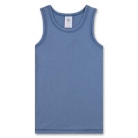 Sanetta boys vest, 2-pack - top, shirt, sleeveless, organic cotton, dino Beige/Blue 128