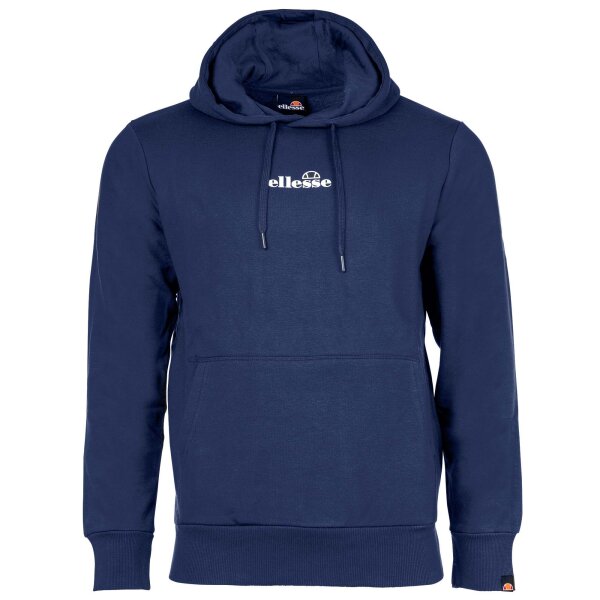 ellesse Men Hoodie, PERSHUTA - Sweatshirt, Hood, Pocket, Logo, long, solid color Dark Blue L (Large)