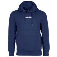 ellesse Herren Hoodie, PERSHUTA - Sweatshirt, Kapuze, Tasche, Logo, lang, einfarbig Dunkelblau L