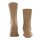 FALKE Men Socks - Carpet in Shoe, Merino Wool, plain Colours Brown 41-42 (UK 7-8)