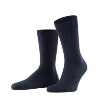 FALKE Herren Socken Multipack - Teppich im Schuh, Merinowolle, Unifarben Dunkelblau 45-46 2er Pack (2x1P)