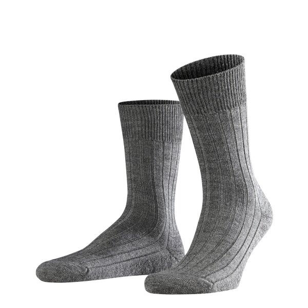 FALKE Herren Socken Multipack - Teppich im Schuh, Merinowolle, Unifarben anthrazit 41-42 4er Pack (4x1P)