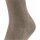 FALKE Mens socks - Family SO, all-rounder socks, plain, cotton blend Nut Melange 39-42 (UK 6-8)