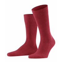 FALKE Herren Socken Multipack - Family SO, Allrounder Strümpfe, Uni, Baumwollmischung Rot 43-46 4er Pack (4x1P)