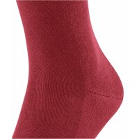 FALKE Herren Socken Multipack - Family SO, Allrounder Strümpfe, Uni, Baumwollmischung Rot 43-46 4er Pack (4x1P)