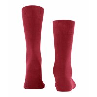 FALKE Herren Socken Multipack - Family SO, Allrounder Strümpfe, Uni, Baumwollmischung Rot 43-46 4er Pack (4x1P)