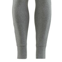 bruno banani Mens Long Underpants - Longpant Warm Up, Cotton Stretch, Logo Waistband, Single-Colored Grey melange XL (X-Large)