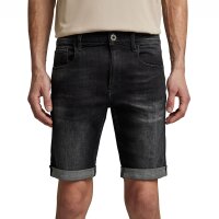 G-STAR mens denim shorts - 3301 Slim Short, short trousers, denim, super stretch Black 29W