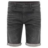 G-STAR Herren Jeansshorts - 3301 Slim Short, kurze Hose, Denim, super stretch Schwarz 36W
