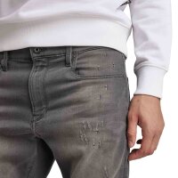 G-STAR Herren Jeansshorts - 3301 Slim Short, kurze Hose, Denim, super stretch Grau 30W
