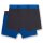 Sanetta boys shorts, 2-pack - pants, pants, stretch cotton, football Blue/Grey 092