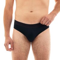 bruno banani mens briefs, 2-pack - Flowing, sports briefs, stretch cotton, logo Black S (Small)