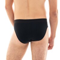 bruno banani mens briefs, 2-pack - Flowing, sports briefs, stretch cotton, logo Black S (Small)