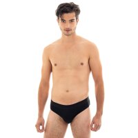bruno banani mens briefs, 2-pack - Flowing, sports briefs, stretch cotton, logo Black S (Small)