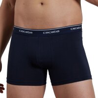 CECEBA Mens Shorts - Boxer shorts, Pants, Basic, Cotton Stretch, plain Blue XXL (XX-Large)