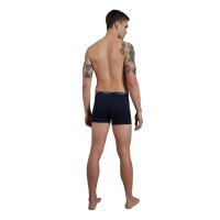 CECEBA Mens Shorts - Boxer shorts, Pants, Basic, Cotton Stretch, plain Blue XXL (XX-Large)