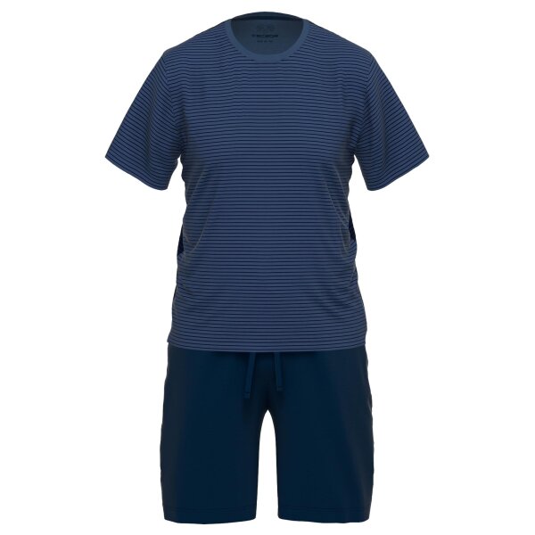 CECEBA Herren Schlafanzug, 2-tlg. Set - Shorty, kurz, Rundhals