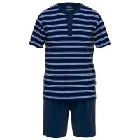 CECEBA mens pyjamas, 2-piece set - Philadelphia, shorty, short, button placket, cotton