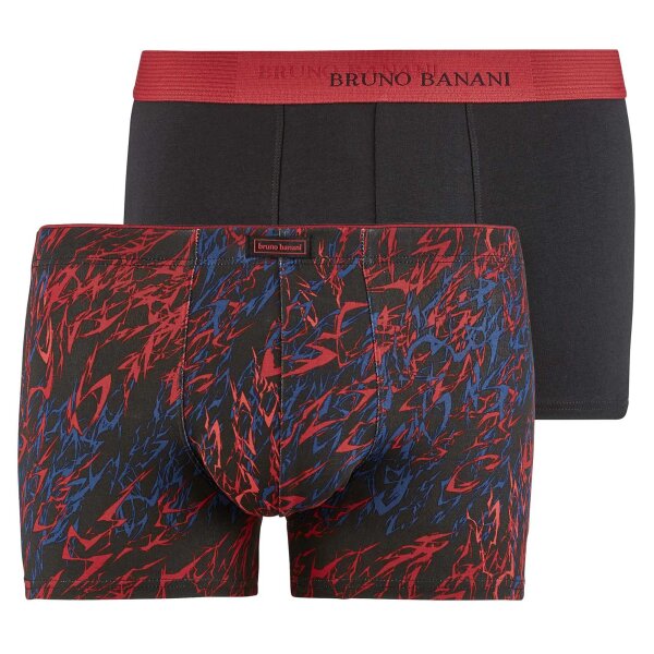 bruno banani Herren Boxershorts, 2er Pack - Wildfire, Young Line, Geschenkbox