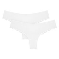 Triumph womens Brazilian thong, 2-pack - Lovely Micro, lace, microfibre, uni