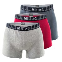 MUSTANG Herren Retroshorts 3er Pack, Boxershorts, Pants, True Denim, S-XL
