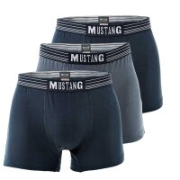 MUSTANG Herren Retroshorts 3er Pack, Boxershorts, Pants, True Denim, S-XL