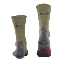 FALKE Herren Socken Multipack - Trekking Socken TK2, Polsterung, Merino-Wollmix Olivgrün 46-48 4er Pack (4x1P)