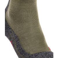 FALKE Herren Socken Multipack - Trekking Socken TK2, Polsterung, Merino-Wollmix Olivgrün 46-48 4er Pack (4x1P)