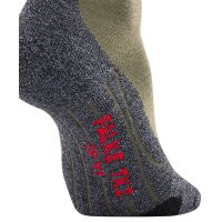 FALKE Mens Socks - Trekking Socks TK2, padding, merino wool mix Olive green 46-48 (11-12.5 UK)