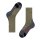 FALKE Herren Socken Multipack - Trekking Socken TK2, Polsterung, Merino-Wollmix Olivgrün 46-48 4er Pack (4x1P)