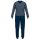 bugatti Herren Schlafanzug, 2-tlg. Set - lang, Pyjama. V-Ausschnitt, Baumwolle Blau 2XL
