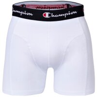 Champion Mens Boxershorts, Pack of 2 - Cotton, unicoloured White/Black L (Large)