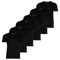 LACOSTE Mens T-Shirts, 6-pack - Essentials, V-Neck, Slim...