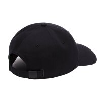 LACOSTE Unisex Cap - Baseball Cap, Baumwolle, Croco Logo, One Size, einfarbig Schwarz