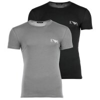 EMPORIO ARMANI Herren T-Shirt, 2er Pack - BOLD MONOGRAM,...