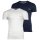 EMPORIO ARMANI Herren T-Shirt, 2er Pack - BOLD MONOGRAM, Rundhals, Slim Fit, Stretch Cotton
