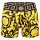 VERSACE Herren Long Boxer - TOPEKA, Trunk, Stretch Cotton, Barocco Muster Schwarz/Gold S