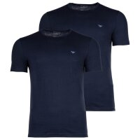 EMPORIO ARMANI Herren T-Shirt, 2er Pack - PURE COTTON,...