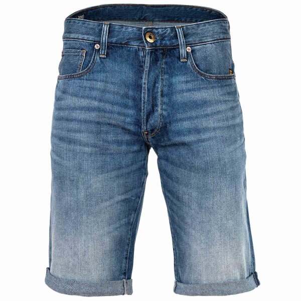 G-STAR Short en jean pour hommes - 3301 Short, pantalon court, denim, coton Blue 29W