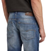 G-STAR Herren Jeansshorts - 3301 Short, kurze Hose, Denim, Baumwolle Blau 29W